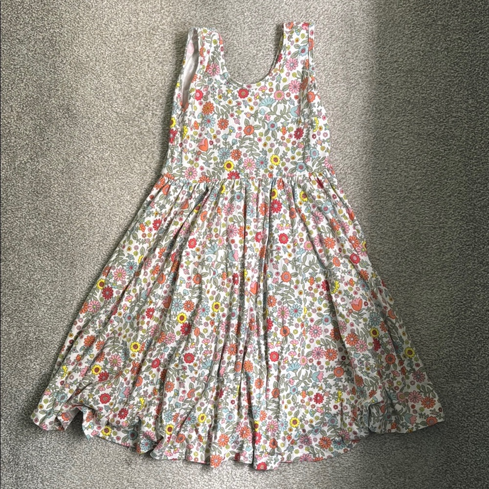 Alice and Ames Girls Floral Sleeveless Dress - Size 7